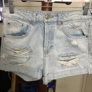 FOREVER 21 denim cutoffs